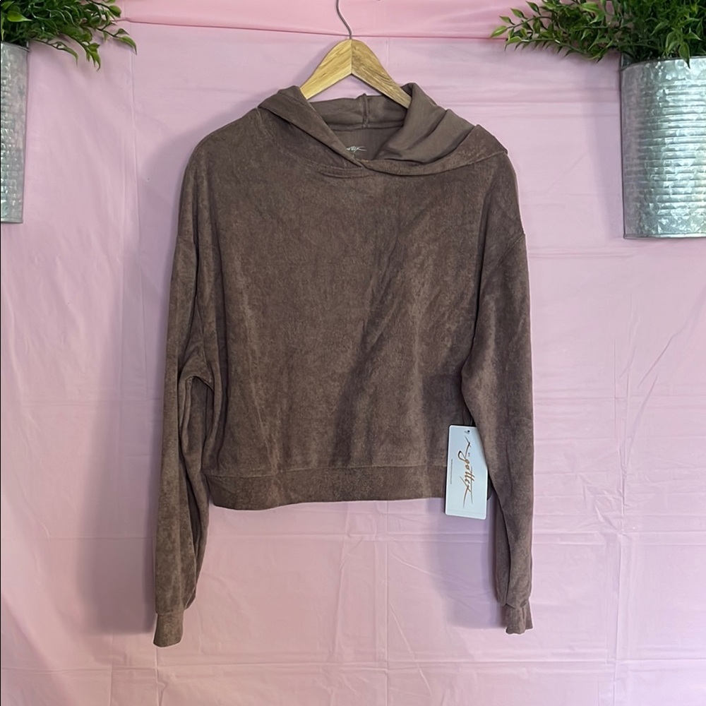 Brown Hoodie Sweater